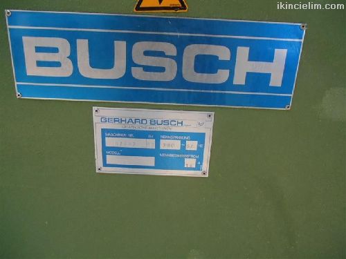 Busch ekilli Etiket ve Kat Kesim Presi Alman.