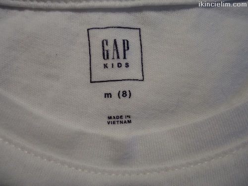 Gap Kids Kz ocuk T-shirt 8 Ya Sorunsuz