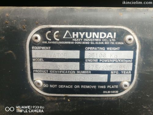 2013 Hyundai 360 Lc-7A-8000 Saat-Revizeli