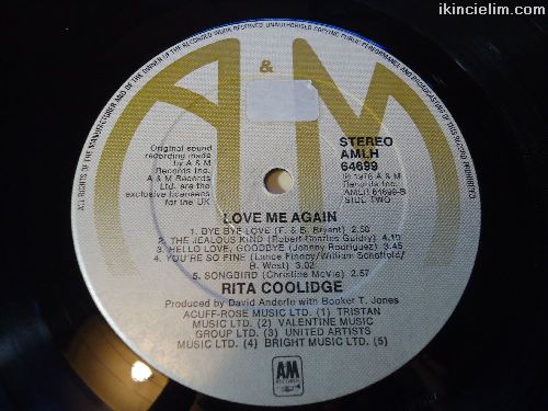 Rita Coolidge - Love me Again Lp Temiz