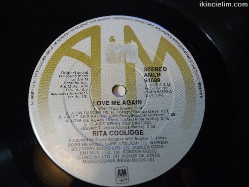 Rita Coolidge - Love me Again Lp Temiz