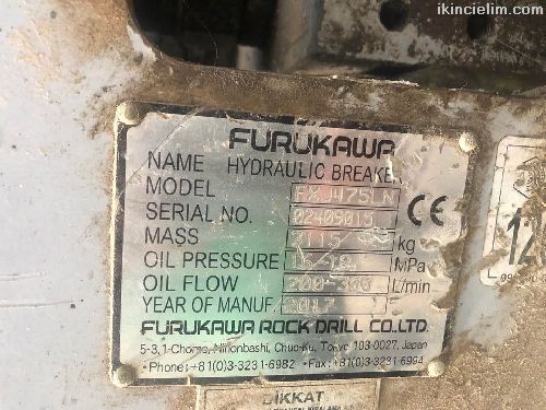 2017 Furukawa F 45-Hidro Krc-Temiz
