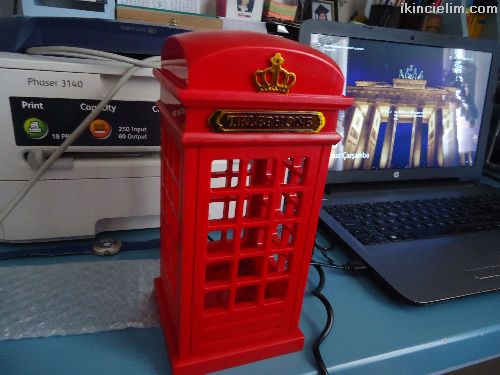 London Telephone Box Light Sfr Kutusunda