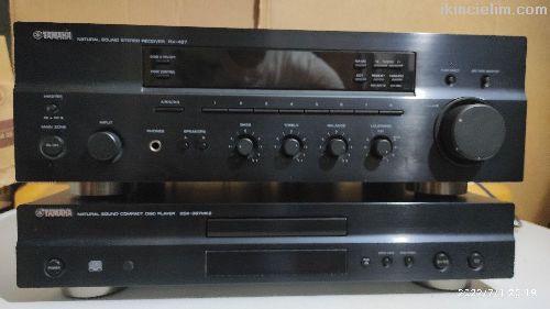 Yamaha anfi DVD ses sistemi hoparlr 2 adet 