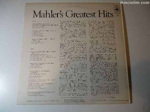 Mahler's Greatest Hits Lp Tertemiz