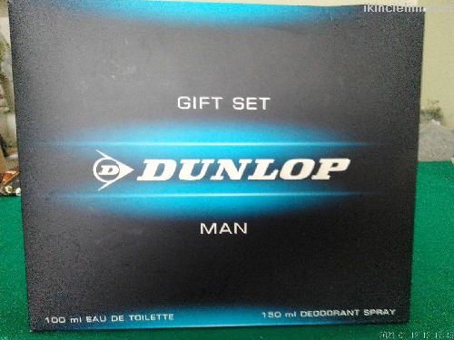 Dunlop mavi erkek parfm seti 