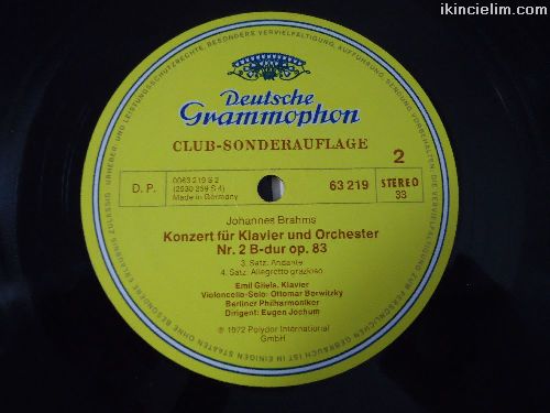 Johannes Brahms Konzert fr Klavier und Orchester