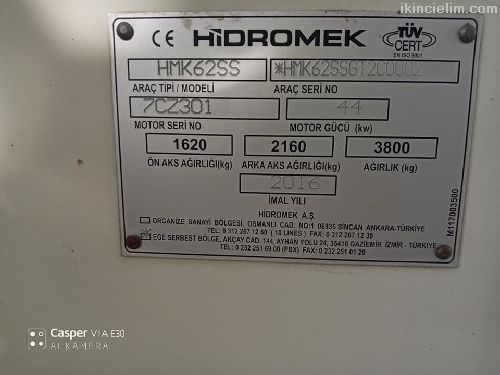 2016 Hidromek 62ss Orjinal-0532 303 0550