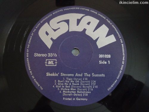 Shakin Stevens - The Early Days Lp Temiz