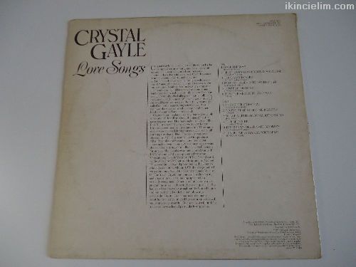 Crystal Gayle - Love Songs Lp Temiz