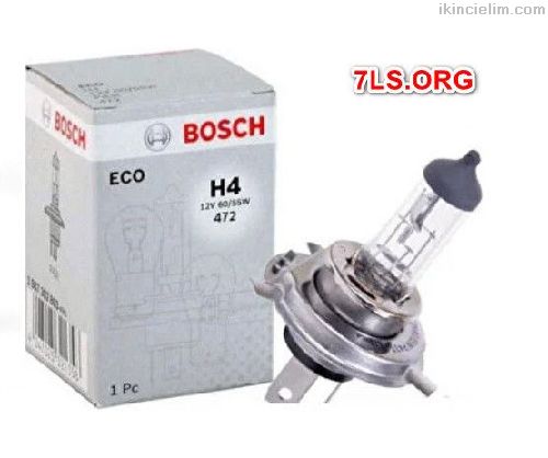 Bosch H4 12V 60/55W Far Ampl