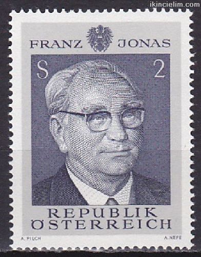 Avusturya 1969 Damgasz Federal Bakan Dr H.C.Fran