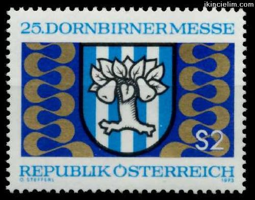 Avusturya 1973 Damgasz 25. Dornbirn Fuar Serisi