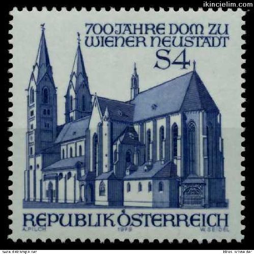 Avusturya 1979 Damgasz Viener Neustadt Katedrali