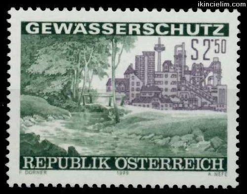 Avusturya 1979 Damgasz Sular Koruma Serisi