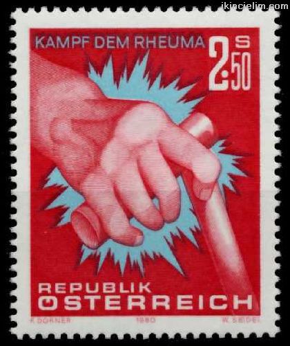 Avusturya 1980 Damgasz Romatizma le Mcadele Ser