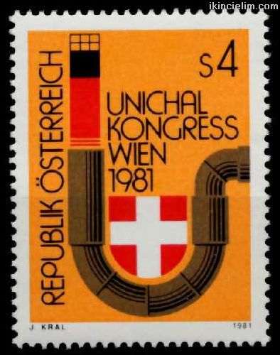 Avusturya 1981 Damgasz Viyana Unichal Kongresi Se
