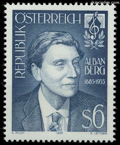 Avusturya 1985 Damgasz Alban Bergn Doumunun 10