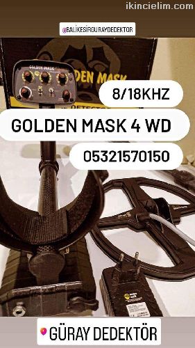 Golden Mask Pro 4 Wd 8/18 Khz Dedektr Fighter S P