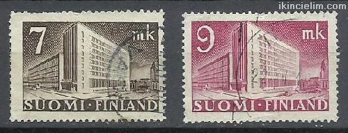 Finlandiya 1942 Damgal Helsinki Merkez Posta Ofis