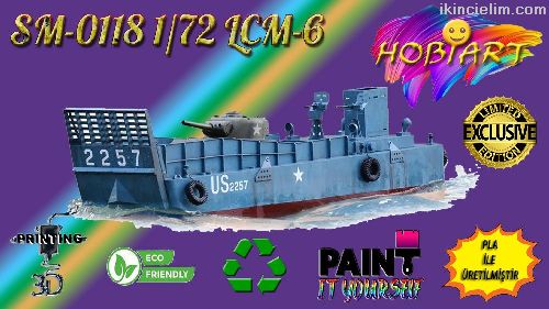 Sm-0118 1/72 Lcm-6 Landng Shp (kartma gemisi)
