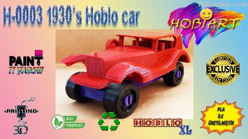 H-0003 1930's Hoblo Car (Hoblo Xl Araba)