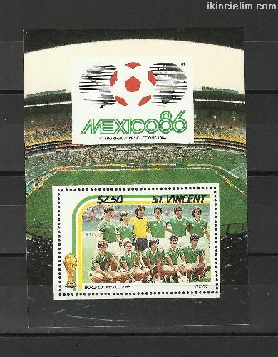 ST. VNCENT 1986 DAMGASIZ MEKSKA 86 DNYA KUPASI