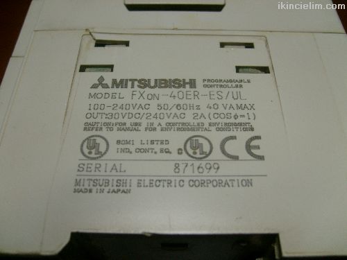 Mitsubishi Melsec FX0N-40ER-ES PLC