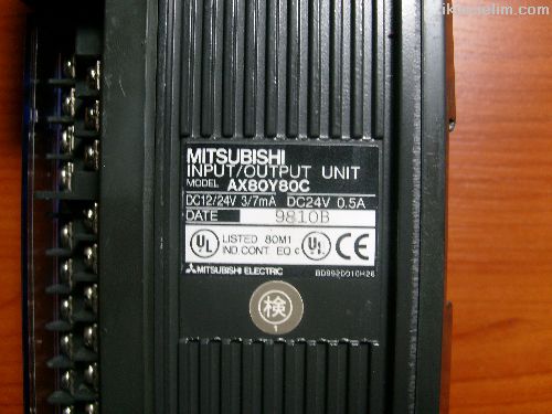 MITSUBISHI PLC INPUT-OUTPUT UNIT AX80Y80C PLC
