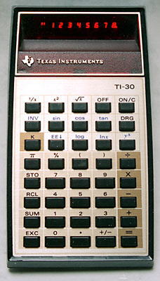 Texas Instruments TI-30 Hesap Makinas