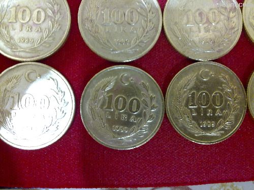 1989 Madeni 100 Lira Meksika Bask