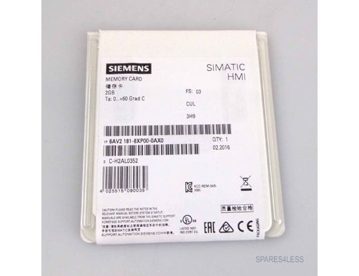 SIEMENS 6Av2 181-8Xp00 2 Gb Comfort Sımatıc Hmı hafıza kartı SIEMENS, Sımatıc Hmı hafıza kartı 6Av2 181-8Xp00 2 Gb Comfo, 6Av