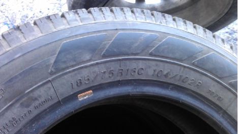 Vasıta, Oto Lastik, 185 75 16C 104/102R Yokohama
