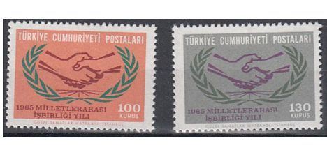 Koleksiyon, Pullar, 1965 Damgasız Milletlerarası İşbirliği Serisi