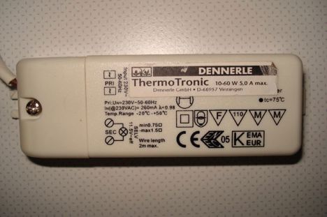 Evcil Hayvan, Akvaryum Malzemeleri, Thermo Tronic 10 Watt, Dennerle Taban Isıtıcı Trafosu