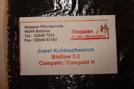 Evcil Hayvan, Akvaryum Malzemeleri, Juwel Bioflow 3.0 İç Filtre Karbon Sünger