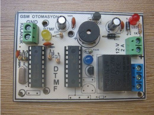 DTMF33 Relay Devre DTMF33, Dtmf 1 Röle Gsm Kontrol, Relay