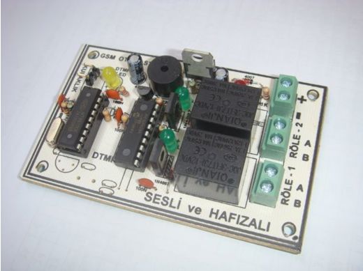 DTMF33 Relay Devre DTMF33, Dtmf 2 Röle Gsm Kontrol, Relay