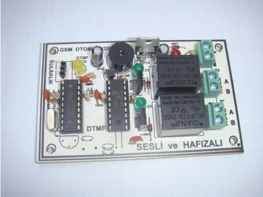 DTMF33 Relay Devre Elektronik Eşya : Dtmf 2 Röle Gsm Kontrol