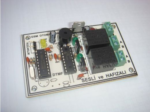 DTMF33 Relay Devre Elektronik Eşya : Dtmf 2 Röle Gsm Kontrol