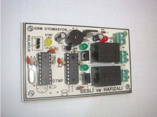 DTMF33 Relay Devre Elektronik Eşya : Dtmf 2 Röle Gsm Kontrol