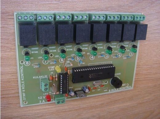 DTMF33 Relay Devre Elektronik Eşya : Dtmf 8 Röle Gsm Kontro