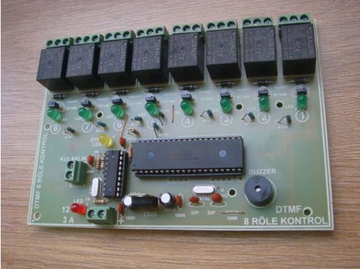 DTMF33 Relay Devre Elektronik Eşya : Dtmf 8 Röle Gsm Kontro