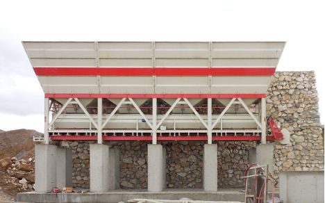 İş Makineleri, Beton Santralleri, Mesaş Mühendislik, 120 M3 Bunker, Mobil Beton Santrali, 120 M3 Bunker (Sıfır)