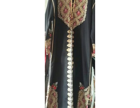 Giyim Eşyası, Abiye, Large, Kaftan - Özel Gün Elbisesi, İşlemelı Elbıse - Kaftan