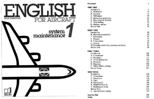 Kitap, Dergi : English for Aircraft Cilt ( 1-2)