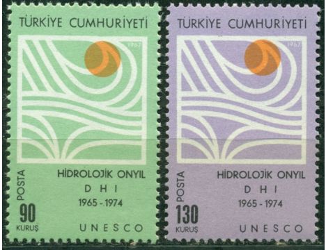 Koleksiyon, Pullar, 1967 Damgasız Hidrolojik 10. Yılı Serisi