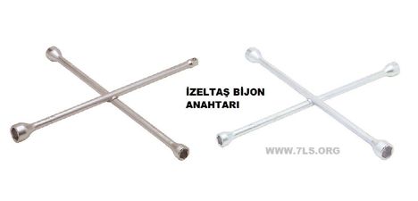 İş Makineleri, Tamirhane, Servis El Aletleri, İzeltaş Adaptörlü ve Düz İstavroz Bijon, İzeltaş 4 Lü Bijon Anahtarı 1/2, İzelt