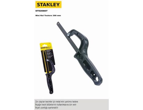 İş Makineleri, Tamirhane, Servis El Aletleri, Mini Kollu Testtere, Stanley St020807 Mini Kol Testere 300 Mm