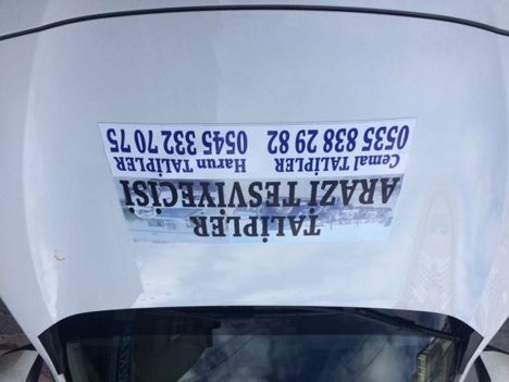 Diğerleri, Kategorisi Olmayan Her Şey, Firma Reklam Logo Baskılı Araç Magneti